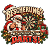Darts lustiges weihnachtliches Motiv Dart-Motiv
