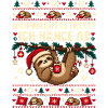 Faultier - Weihnachtsstress Ich hänge ab