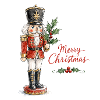 Aquarell Weihnachtsnussknacker