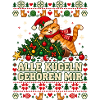 Weihnachtskatze - Alle Kugeln gehören mir