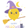 Zitronenhexe Happy Halloween