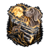 Hundefreunde Vollmond Hundemotiv