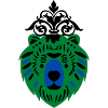Bär in Grün-Blau