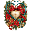 Weihnachts-Krankenschwester-Stethoskop-Herz