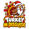 Turkey in Disguise Cartoon Christmas