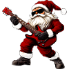 Gitarrist Weihnachten