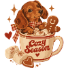 Cozy Season Dachshund