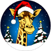 Giraffen Weihnachten
