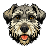 Wheaten Terrier Hundekopf