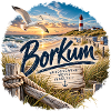 Borkum Küstenzauber Strand Leuchtturm