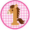 Pferd vichy karo 1