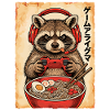 Gamer, Gaming, Japanische, Zocker, Capybara, Ramen