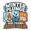 Winter Sprung Kaltwasser-challenge Schwimmfinisher