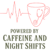 Kaffeeherz Stethoskop Motiv