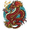 Drache Feuerdrache
