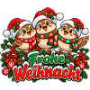 Frohe Weihnacht Vögel