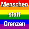 MENSCHEN STATT GRENZEN REGENBOGEN STATEMENT