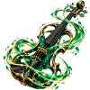 Smaragdgrüne Arkane Violine