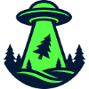 Ufo Wald Entfuehrung Grafik