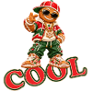 Cooles Lebkuchenmännchen mit COOL-Schriftzug