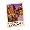 Purr-fect Christmas Katze Selfie