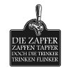 Zapfer Schild: Tapfer Trinken Flink