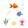Fisch Unterwasser Kinder Wal Seeteufel