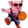 Basketball Schwein