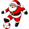 Fussballer Weihnachten
