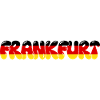 Frankfurter Frankfurter Deutschland-Flagge