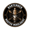 Barkeeper-Meister-Mixologe-Shaker-Abzeichen-Geschenk