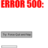 Fehler 500 Brain.exe Crash Tech Grafik-Tee