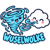 Wuselwolke – Lustiges Wind & Wolken Kinder Motiv