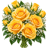 Golden Rose Bouquet Glow