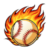 Flaming BaseBall
