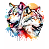 Grauwolf Geschenk