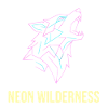 Wolf Neon Wilderness