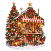 Weihnachtsmarkt-Chalet