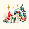 Eisbär-Familie Weihnachtsiglu