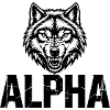 Alpha Wolf Cracked-Logo