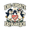 Ehe-Update erfolgreich – Pinguine Hochzeit