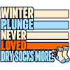 Winter Sprung Kaltwasser-challenge Schwimmfinisher