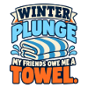 Winter Sprung Kaltwasser-challenge Schwimmfinisher