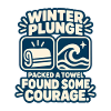 Winter Sprung Kaltwasser-challenge Schwimmfinisher
