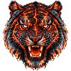 Brennender Lava-Tiger