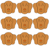 Süßes Dackel-Hundegesicht
