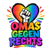 OMAS GEGEN RECHTS – Regenbogen Herz