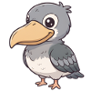 Schuhschnabel Vogel