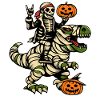 Skelett Reiter Halloween