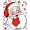 Fröhlicher Weihnachtsmann Sketch